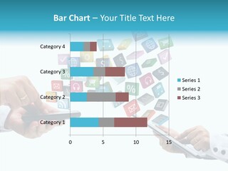 Icon Tablet Global PowerPoint Template