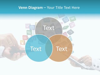 Icon Tablet Global PowerPoint Template