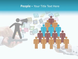 Icon Tablet Global PowerPoint Template
