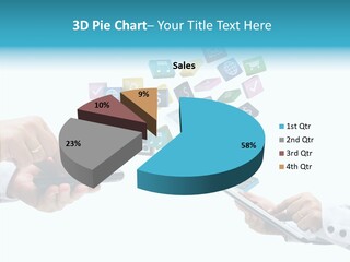 Icon Tablet Global PowerPoint Template