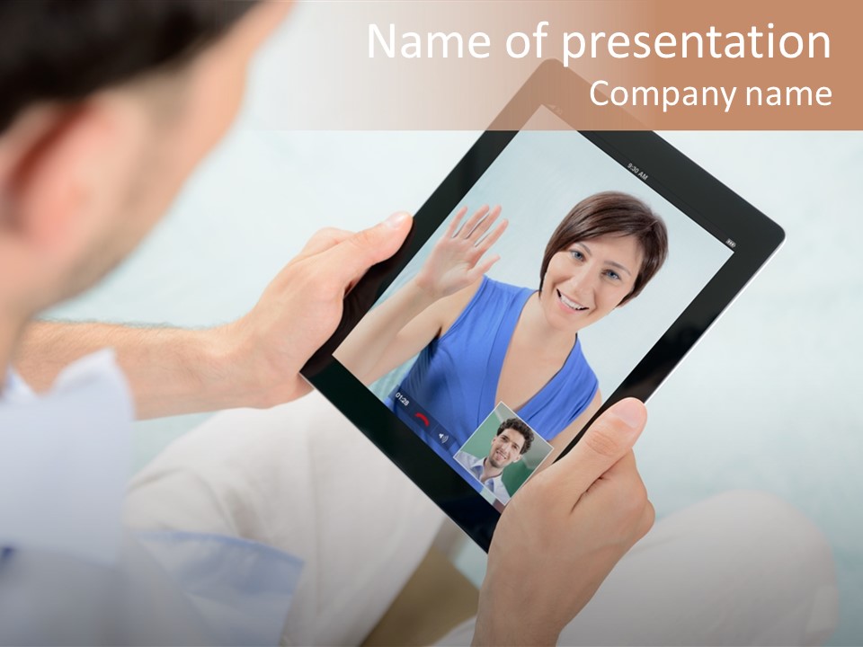 Communication Connection Conference PowerPoint Template