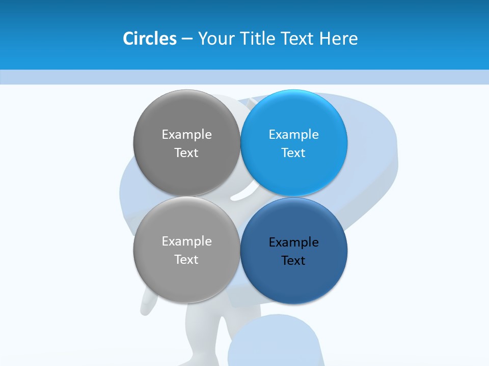 Human Figure Question PowerPoint Template
