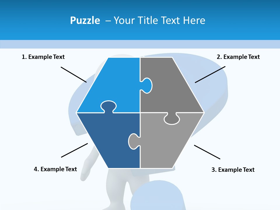 Human Figure Question PowerPoint Template