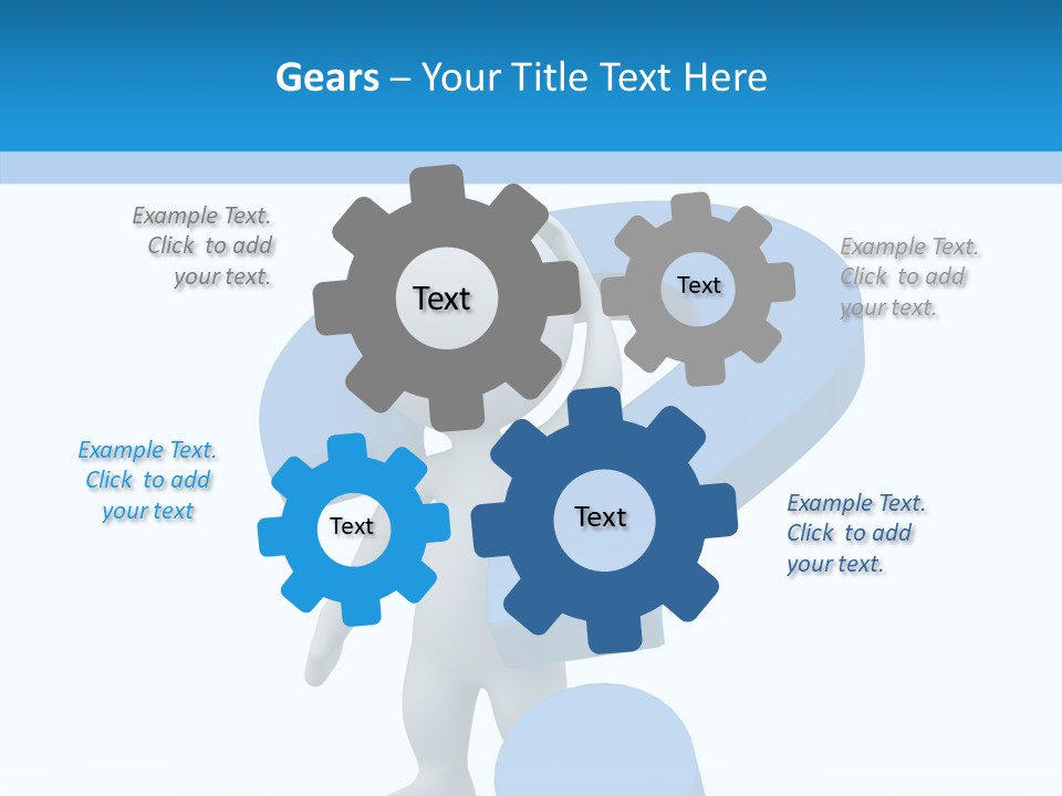 Human Figure Question PowerPoint Template