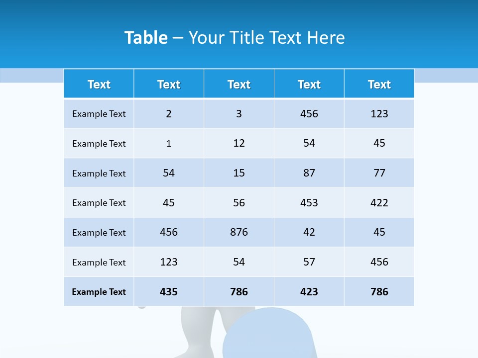 Human Figure Question PowerPoint Template