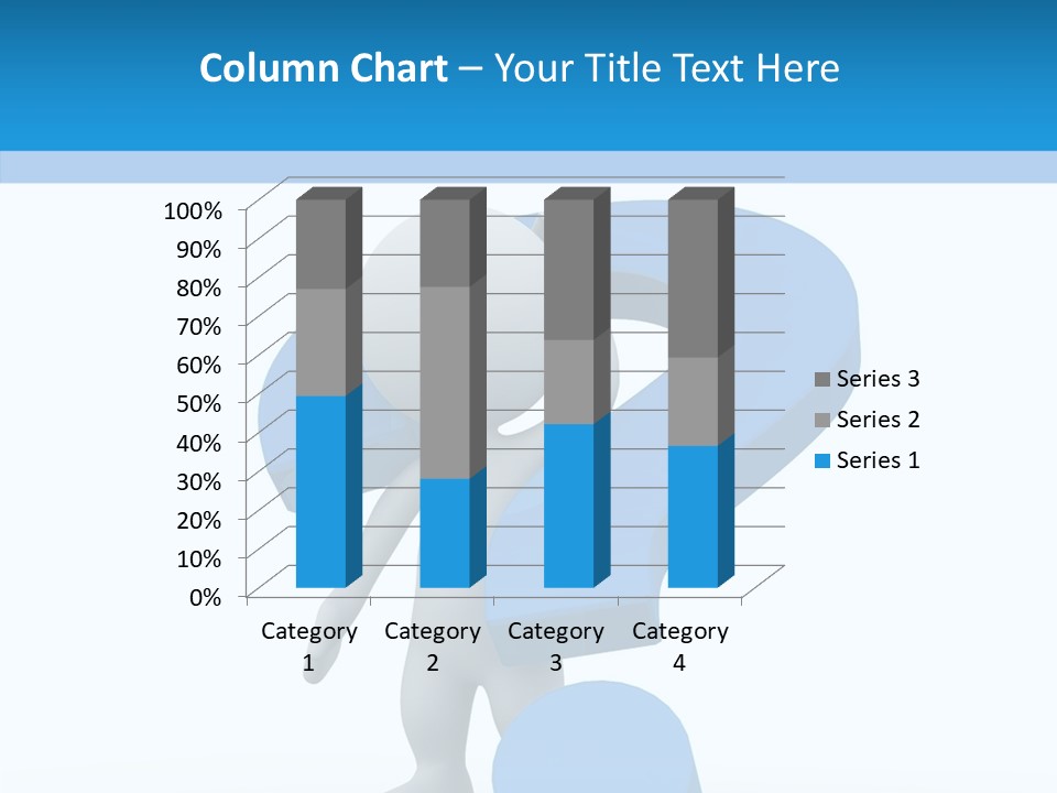 Human Figure Question PowerPoint Template