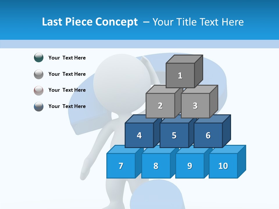 Human Figure Question PowerPoint Template