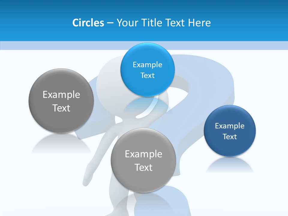Human Figure Question PowerPoint Template