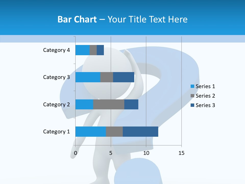 Human Figure Question PowerPoint Template