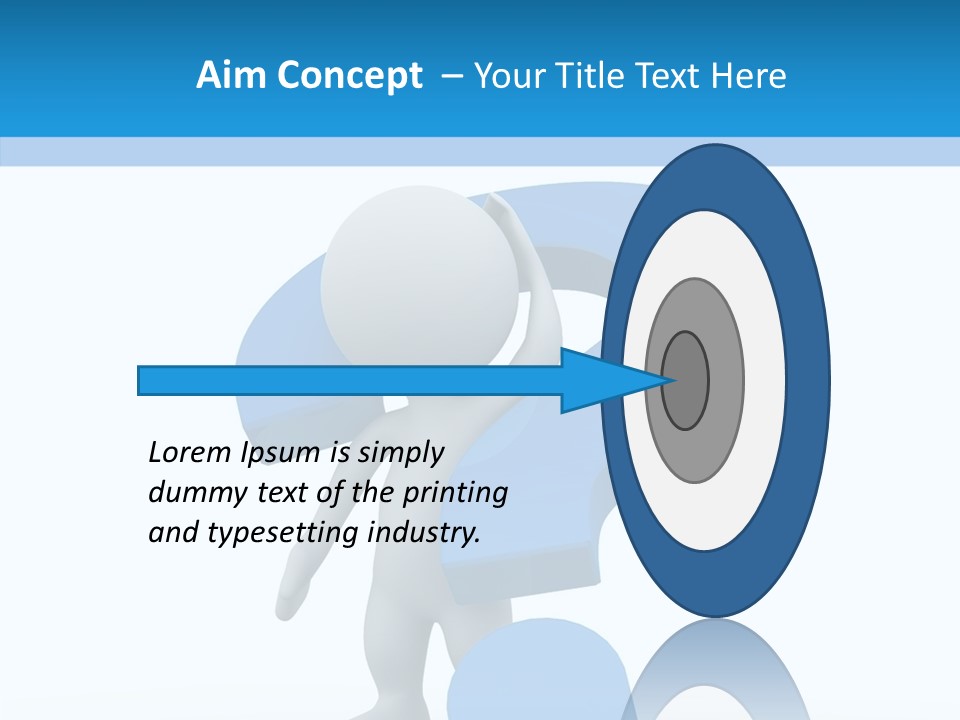 Human Figure Question PowerPoint Template