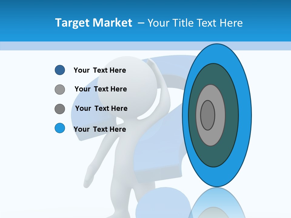 Human Figure Question PowerPoint Template