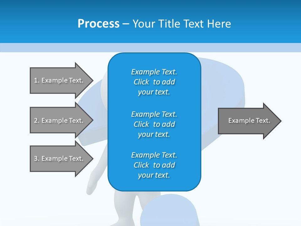 Human Figure Question PowerPoint Template