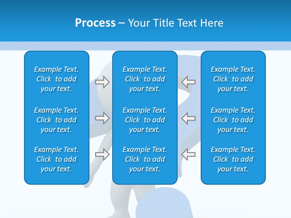 Human Figure Question PowerPoint Template