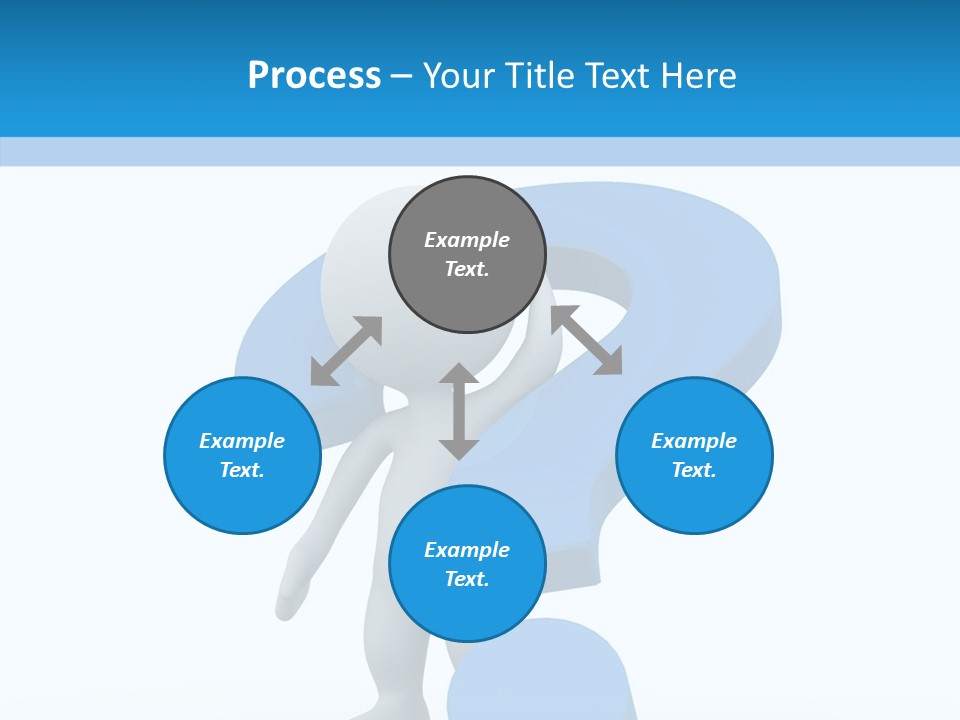 Human Figure Question PowerPoint Template