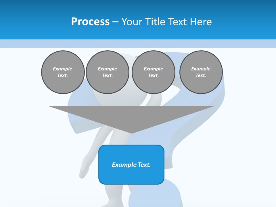 Human Figure Question PowerPoint Template