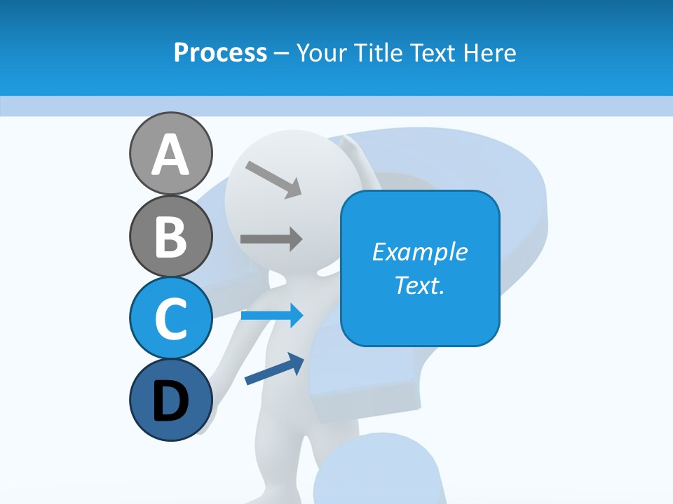 Human Figure Question PowerPoint Template