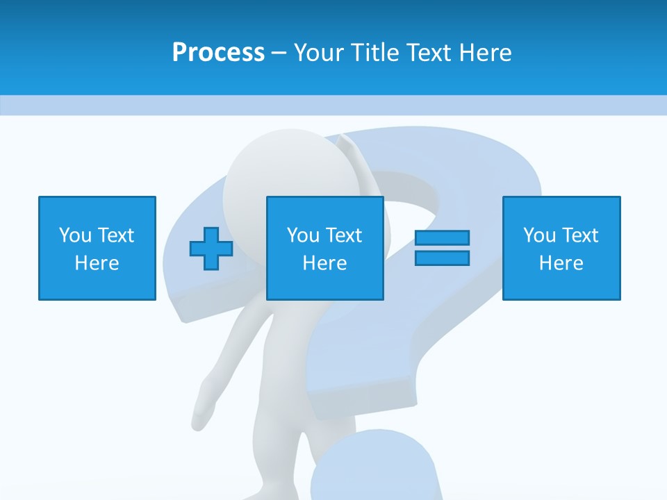 Human Figure Question PowerPoint Template