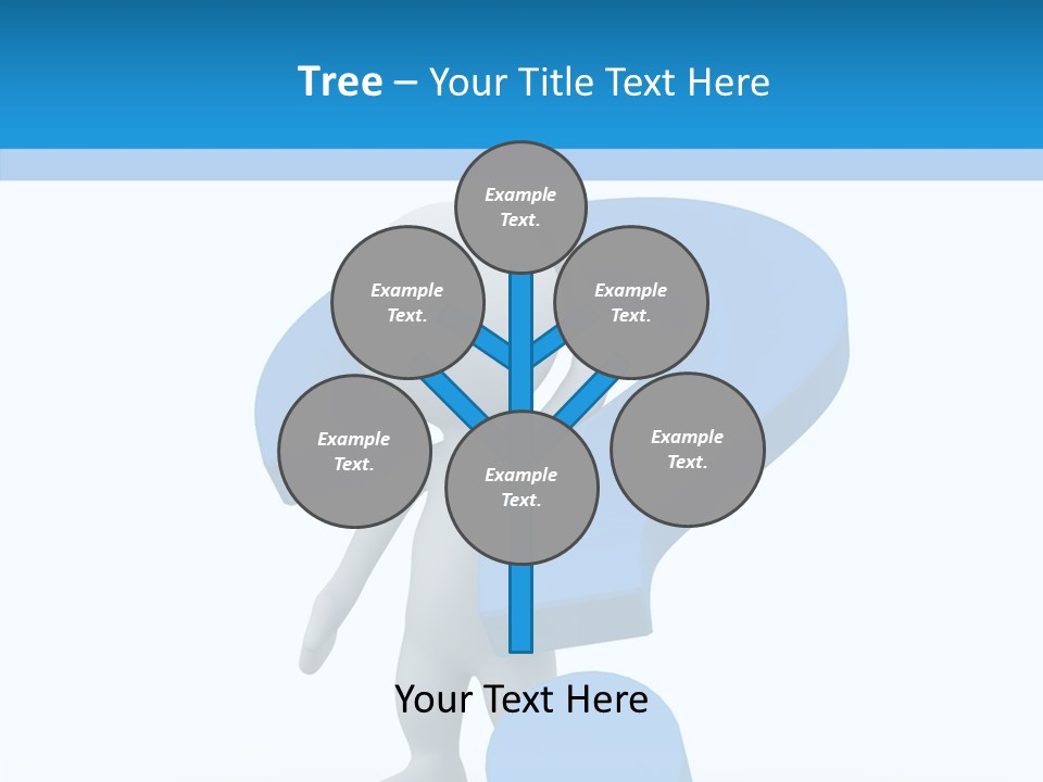 Human Figure Question PowerPoint Template