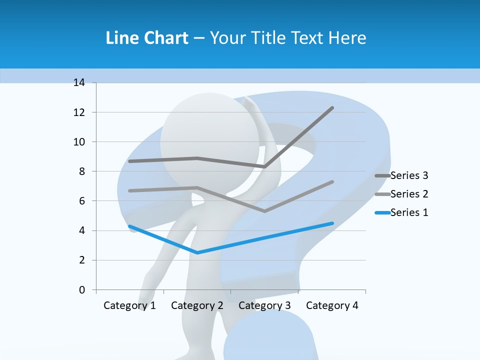 Human Figure Question PowerPoint Template