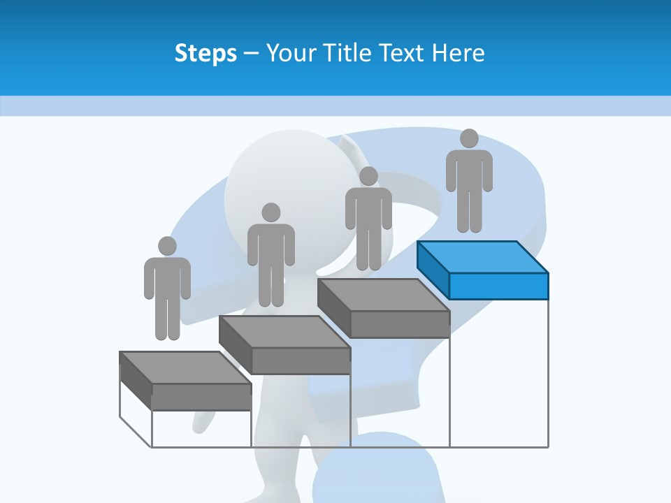 Human Figure Question PowerPoint Template