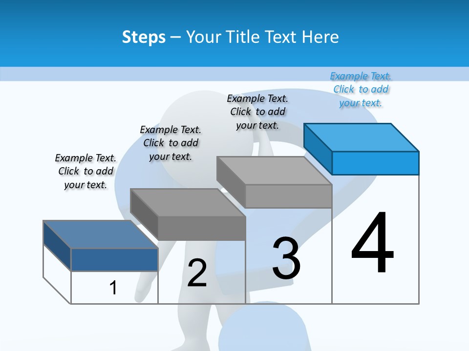 Human Figure Question PowerPoint Template