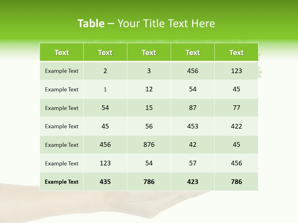 Plant Gear Cogwheel PowerPoint Template