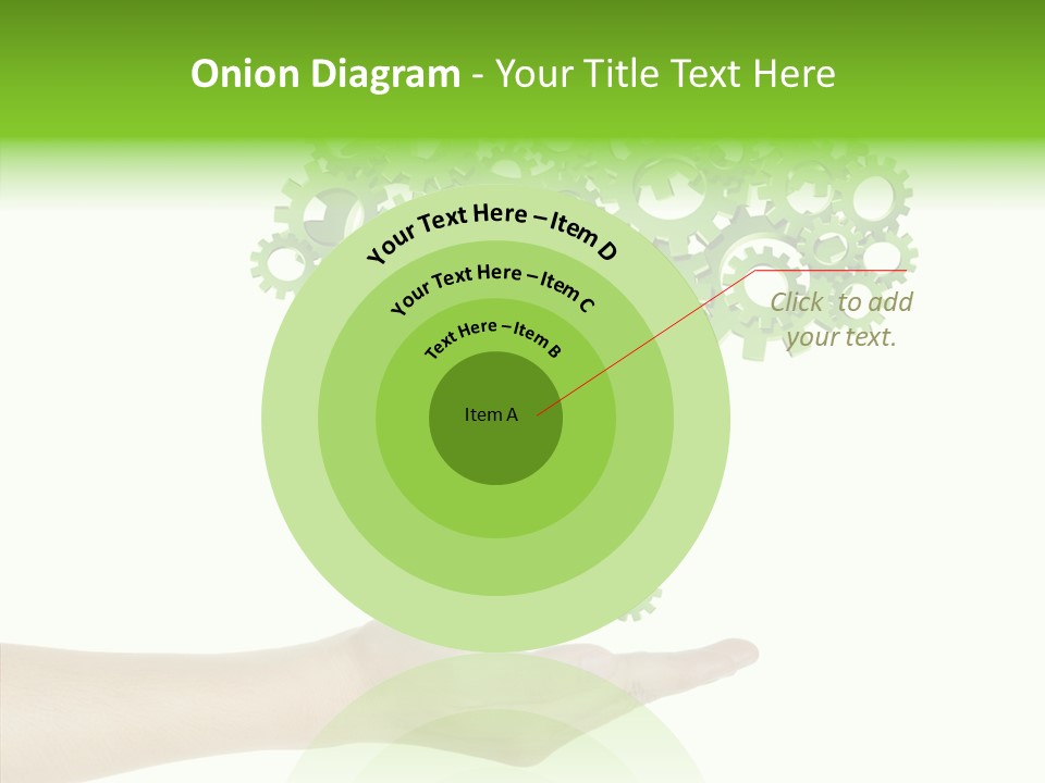 Plant Gear Cogwheel PowerPoint Template