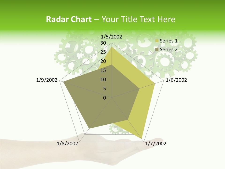 Plant Gear Cogwheel PowerPoint Template