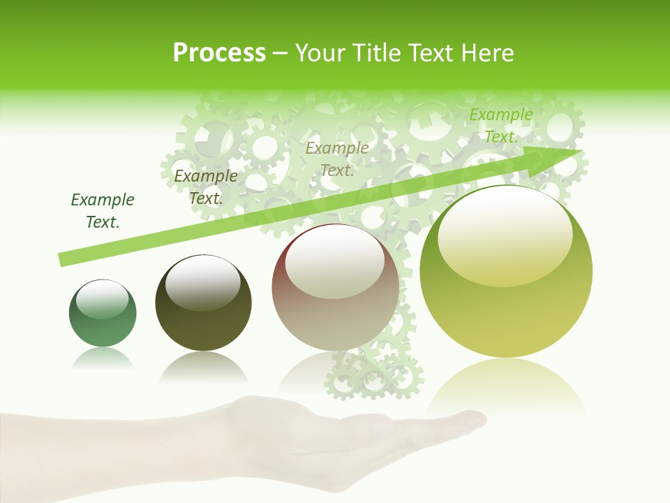 Plant Gear Cogwheel PowerPoint Template