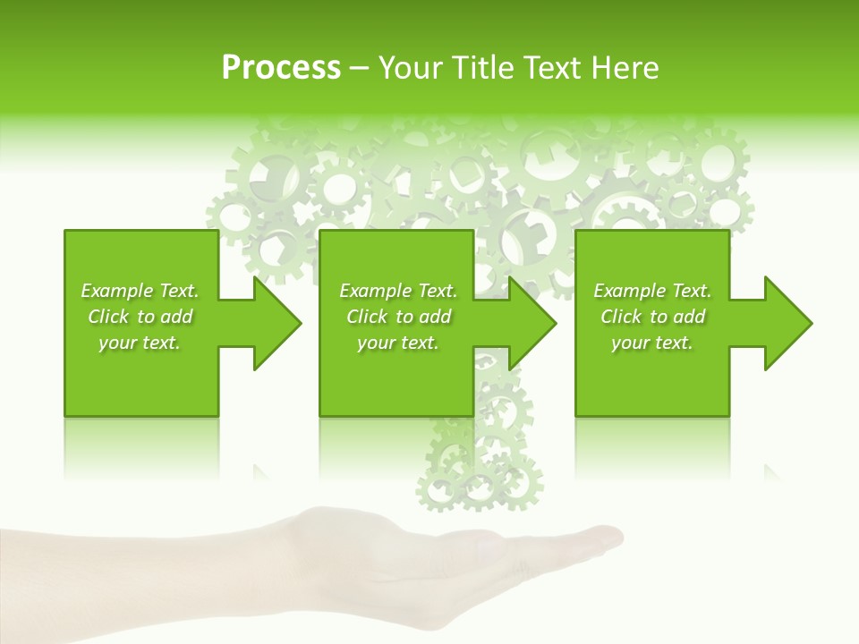 Plant Gear Cogwheel PowerPoint Template