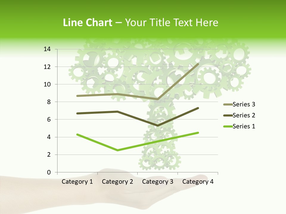 Plant Gear Cogwheel PowerPoint Template