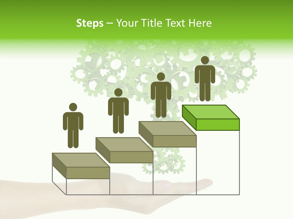 Plant Gear Cogwheel PowerPoint Template