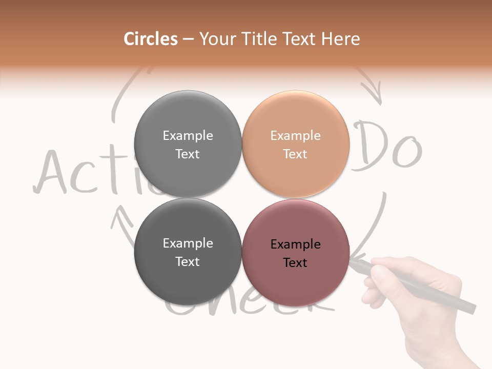 Office Pen Advice PowerPoint Template