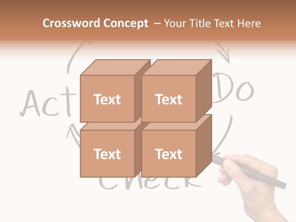 Office Pen Advice PowerPoint Template