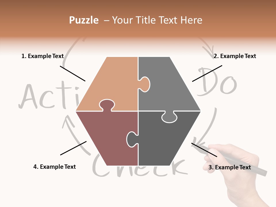 Office Pen Advice PowerPoint Template