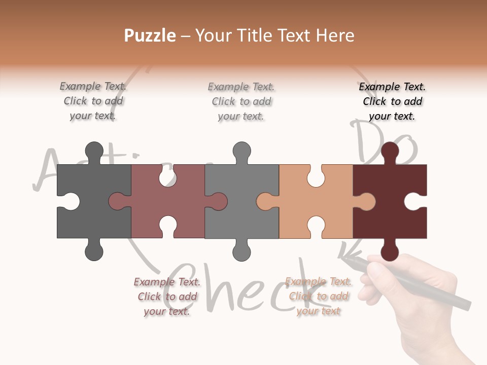 Office Pen Advice PowerPoint Template
