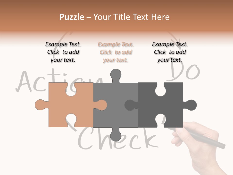 Office Pen Advice PowerPoint Template