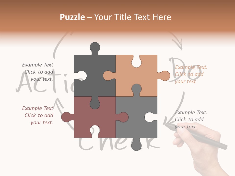 Office Pen Advice PowerPoint Template
