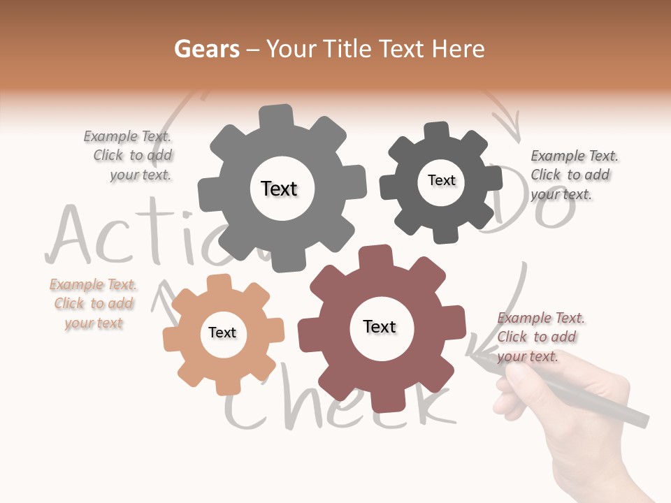 Office Pen Advice PowerPoint Template