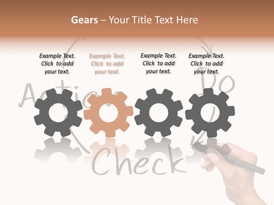 Office Pen Advice PowerPoint Template