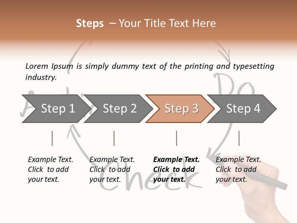 Office Pen Advice PowerPoint Template