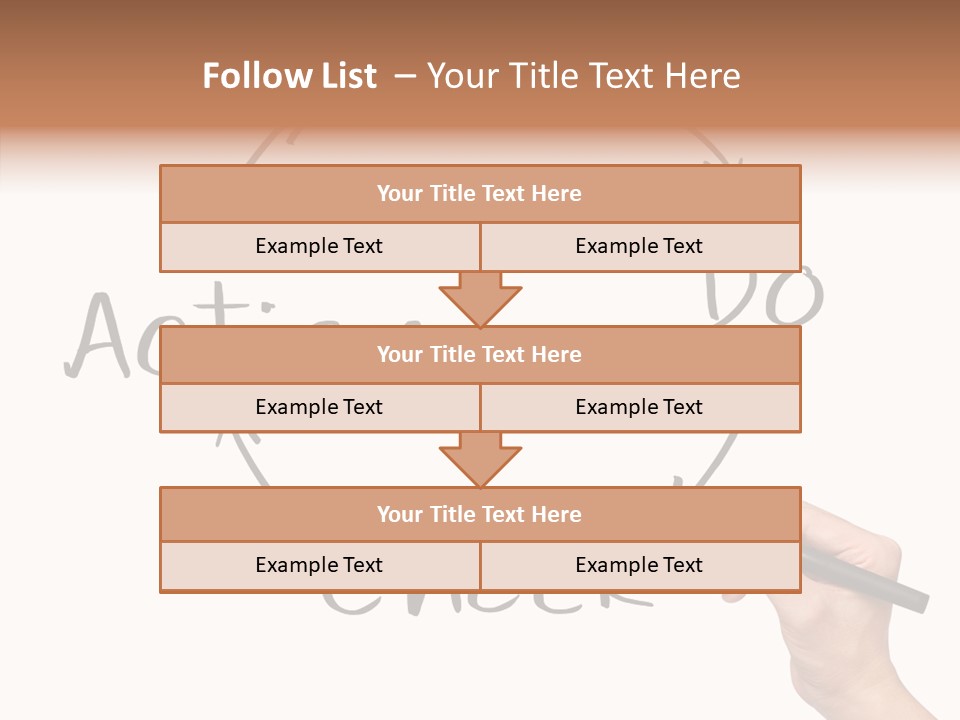 Office Pen Advice PowerPoint Template