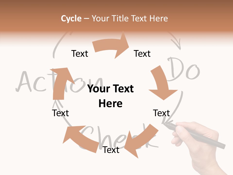 Office Pen Advice PowerPoint Template