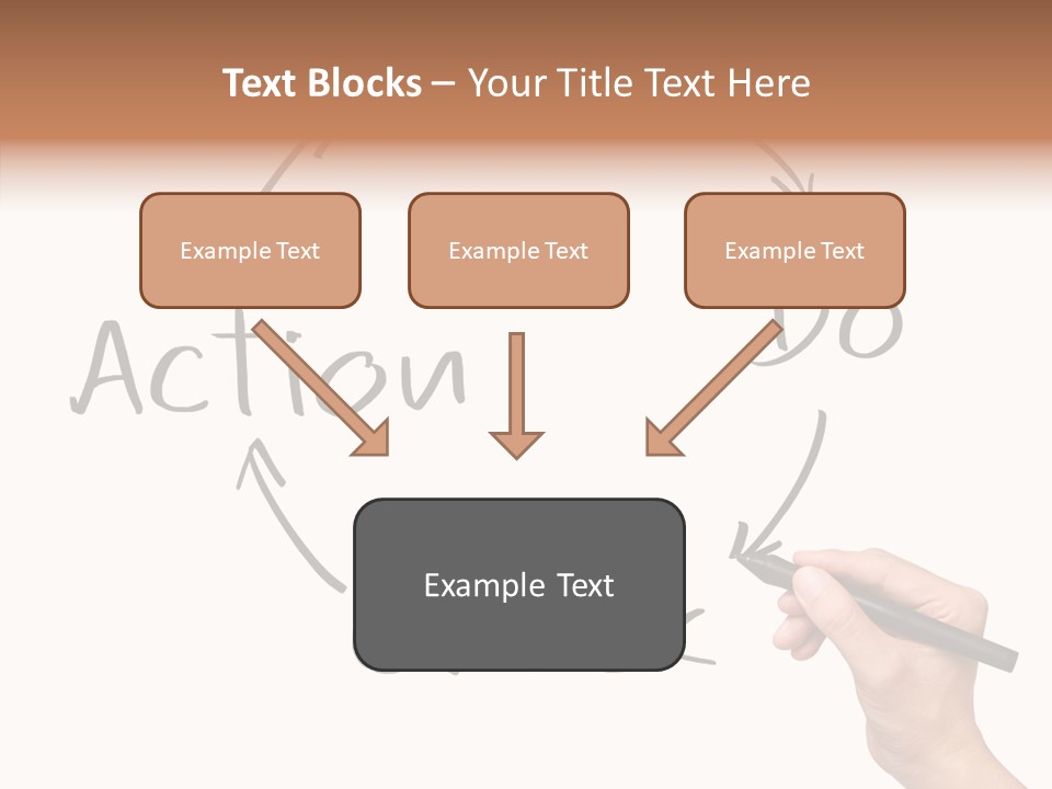 Office Pen Advice PowerPoint Template