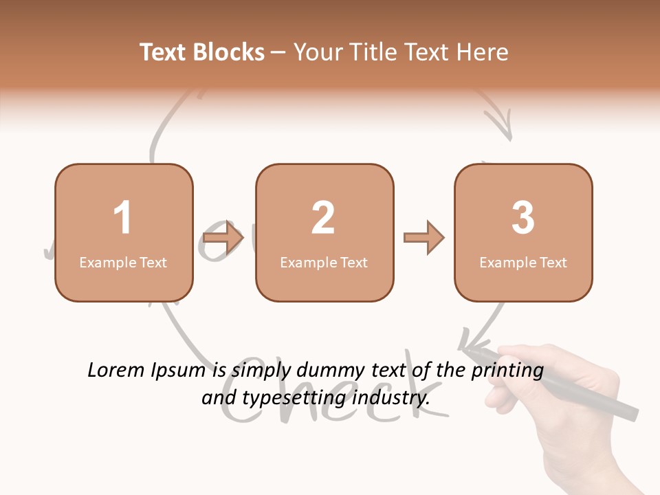Office Pen Advice PowerPoint Template