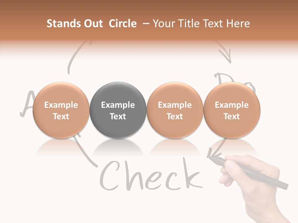 Office Pen Advice PowerPoint Template