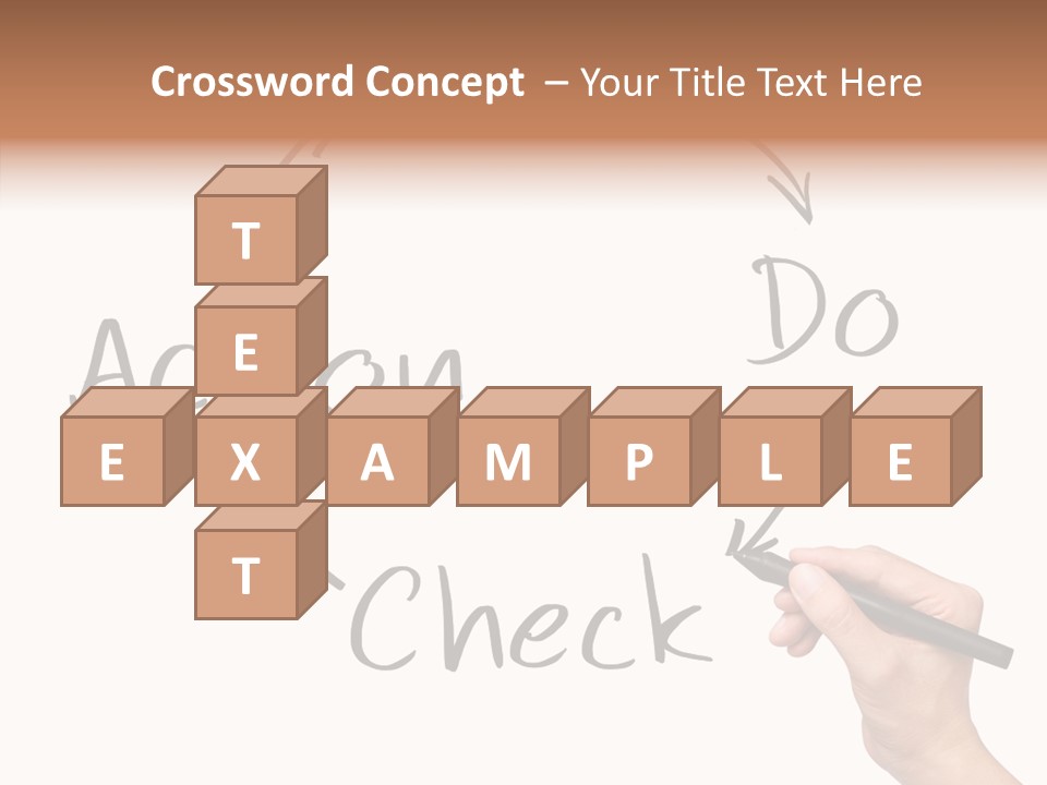 Office Pen Advice PowerPoint Template