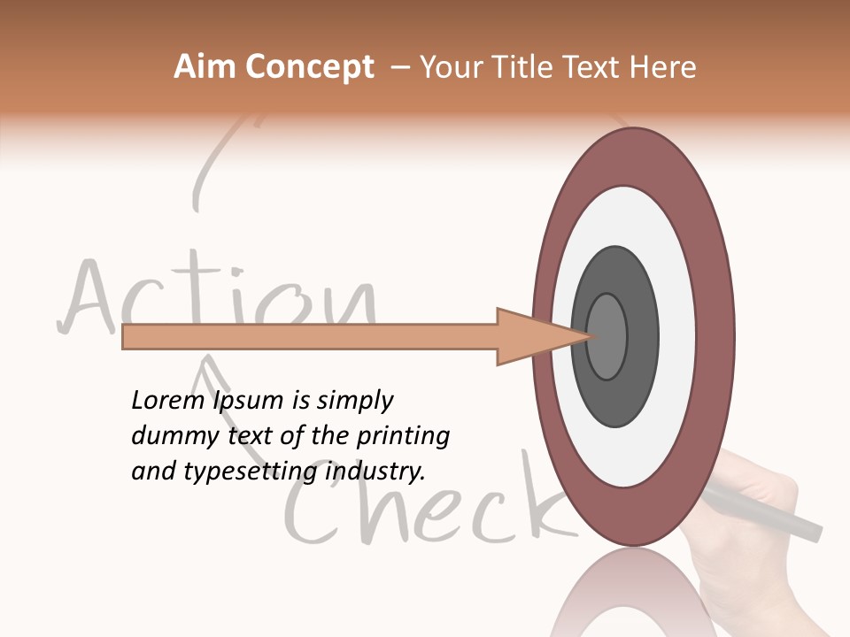 Office Pen Advice PowerPoint Template