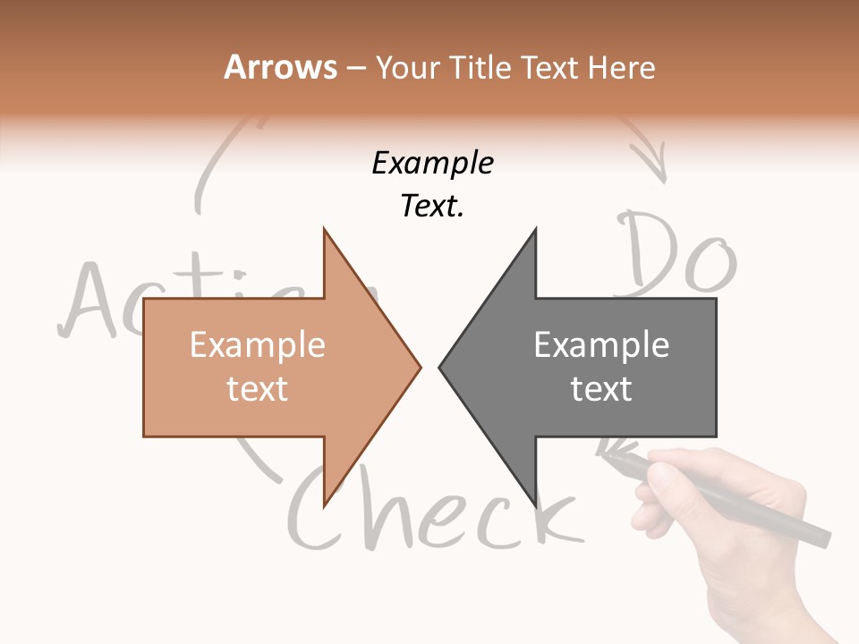 Office Pen Advice PowerPoint Template
