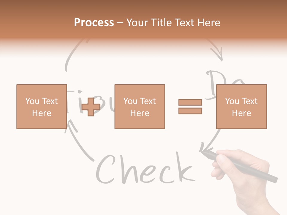 Office Pen Advice PowerPoint Template
